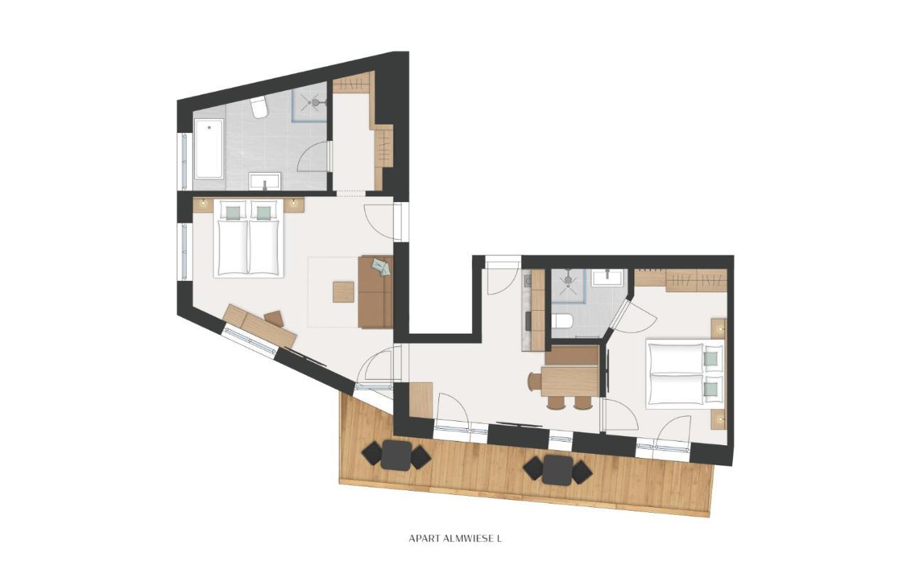 Aparthotel Hochland Gmbh เนาดาส ภายนอก รูปภาพ